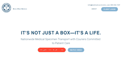 Desktop Screenshot of medicalcouriers.com